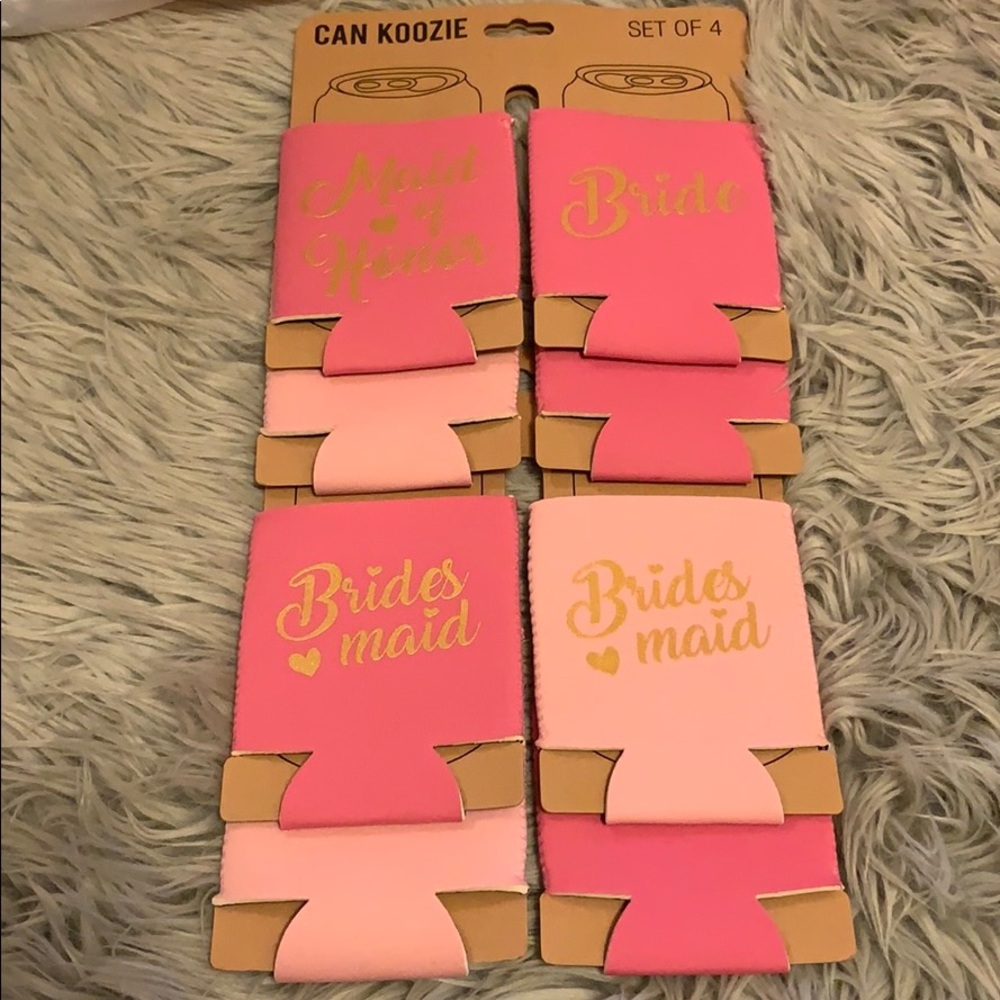 8 bridal party koozies